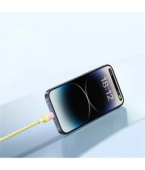 Дата кабель Baseus Discolor Series Fast Charging Type-C to Lightning 20W (1m) (P10374901) Custard Yellow