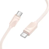 Дата кабель Hoco X114 Energy Type-C to Type-C 60W (1m) Pink