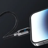 Дата кабель Usams US-SJ741 Digital Display HX Ser. Type-C to Lightning 30W (1.2m) Tarnish