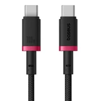 Дата кабель Baseus Dura Series Fast Charging Type-C to Type-C 100W (1m) (P10377803U01) Red / Black