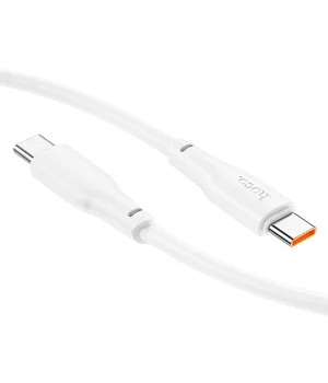 Дата кабель Hoco X93 Force Type-C to Type-C 100W (2m) White