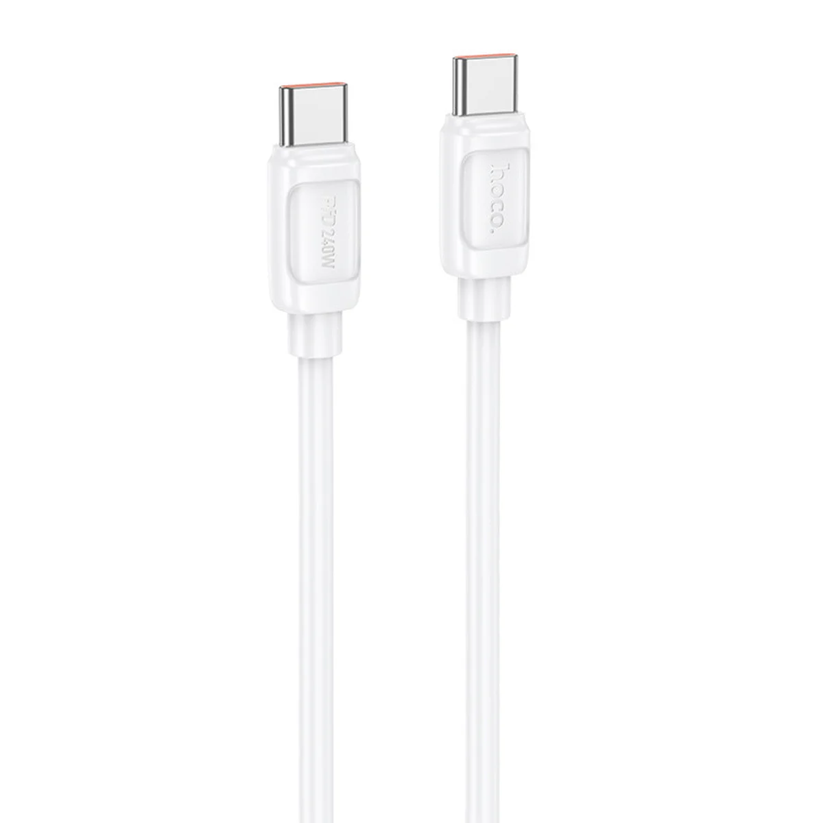 Дата кабель Hoco X115 Surpass Type-C to Type-C 240W (1m) White