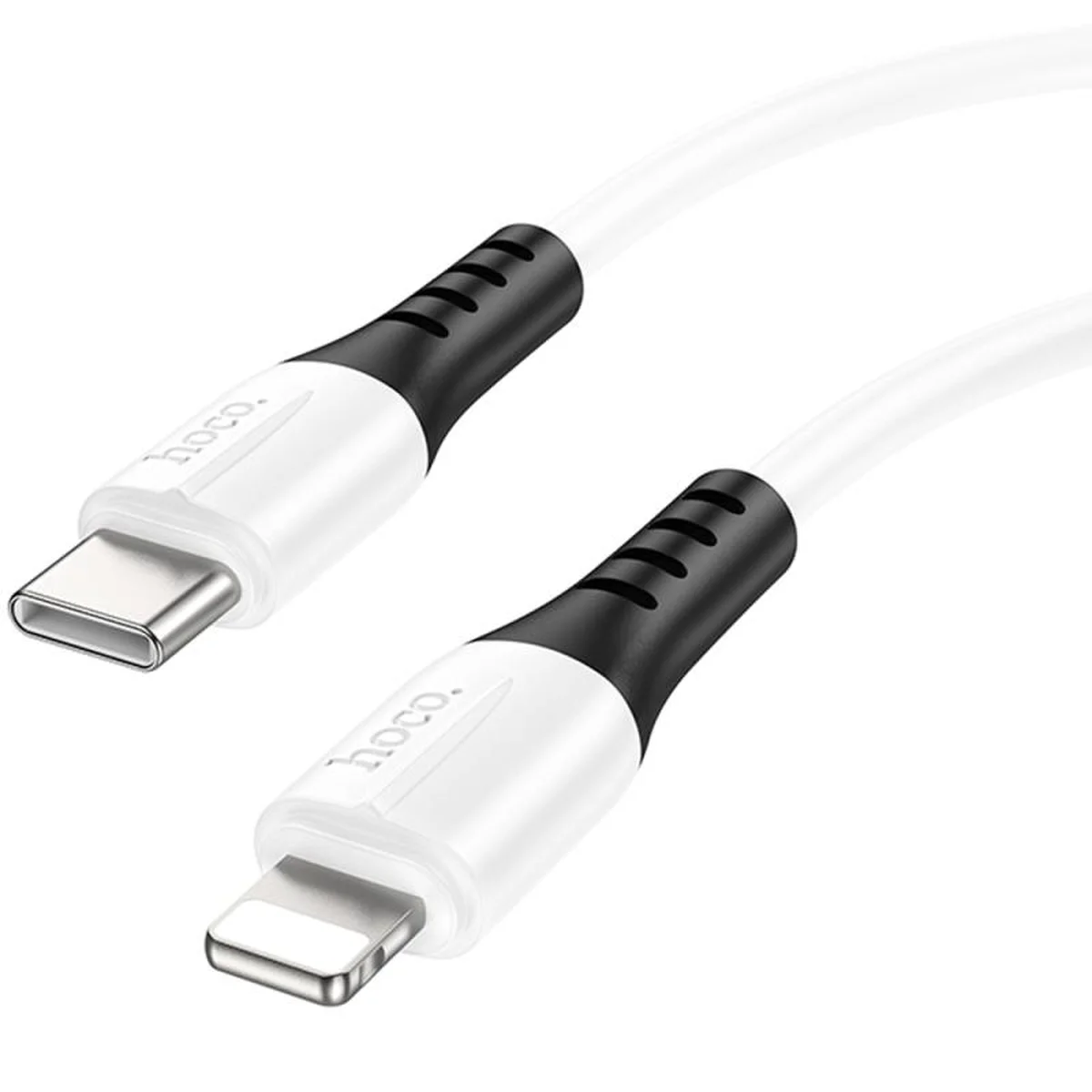 Дата кабель Hoco X82 Silicone Type-C to Lightning 20W (1m) White