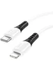 Дата кабель Hoco X82 Silicone Type-C to Lightning 20W (1m) White