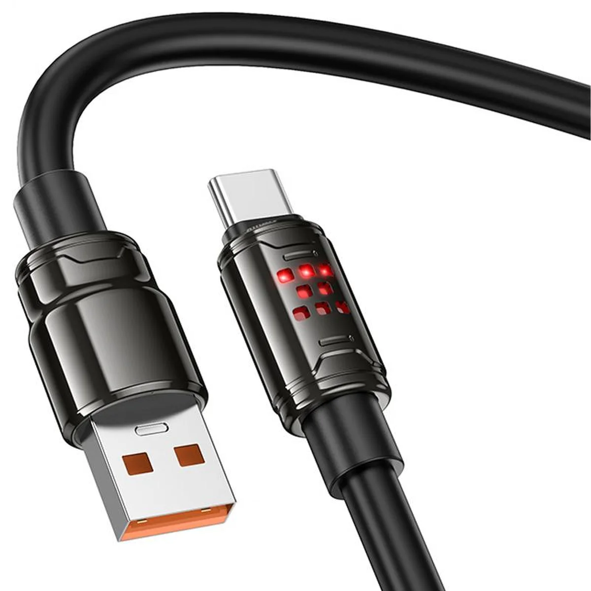 Дата кабель Hoco U143 Joy USB для Type-C 5A (1.2m) Black