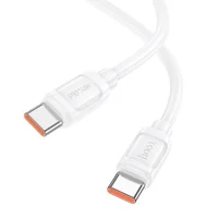 Дата кабель Hoco X115 Surpass Type-C to Type-C 240W (1m) White