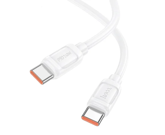Дата кабель Hoco X115 Surpass Type-C to Type-C 240W (1m) White