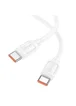 Дата кабель Hoco X115 Surpass Type-C to Type-C 240W (1m) White