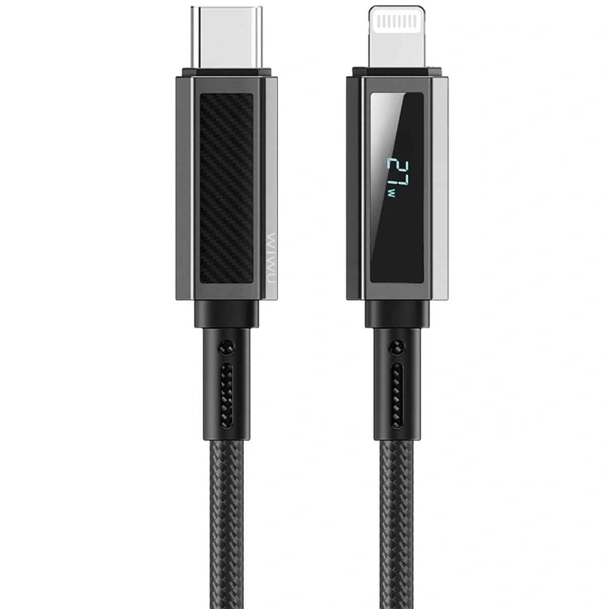 Дата кабель WIWU C080 Warriors Type-C to Lightning 27W (1m) Black