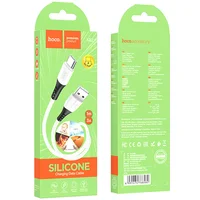 Дата кабель Hoco X82 Silicone USB to Type-C (1m) White