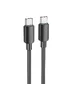 Дата кабель Hoco X96 Hyper Type-C to Type-C 100W (1m) Black