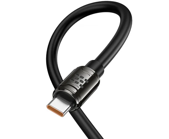 Дата кабель Hoco U143 Joy Type-C to Type-C 240W (1.2m) Black