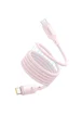 Дата кабель Baseus PicoGo Magnetic Liquid Silicone Type-C to Type-C 240W (1m) (P10376800) Baby Pink