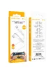 Дата кабель Borofone BX105 Corriente 60W Type-C to Type-C (1m) White