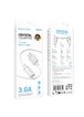 Дата кабель Borofone BX112 Lemon USB to Type-C 3.0A (1m) White