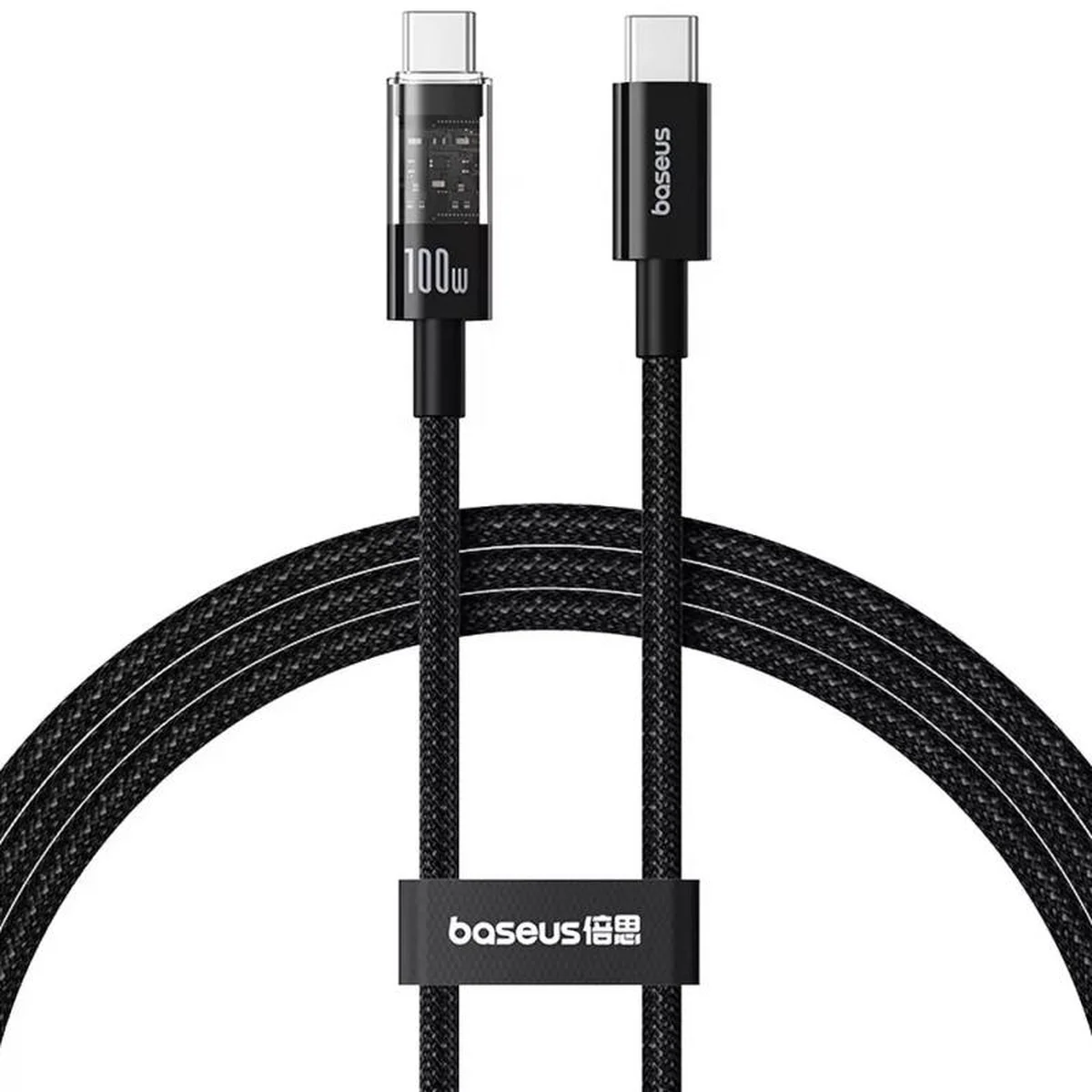 Дата кабель Baseus Gem Fast Charging Type-C to Type-C 100W (2m) (P10373000111-01) Cluster Black