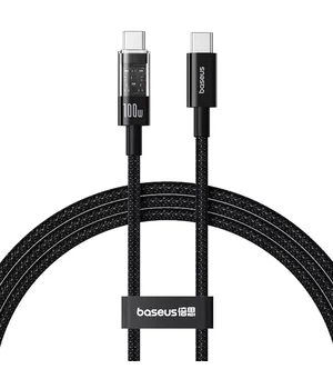 Дата кабель Baseus Gem Fast Charging Type-C to Type-C 100W (2m) (P10373000111-01) Cluster Black