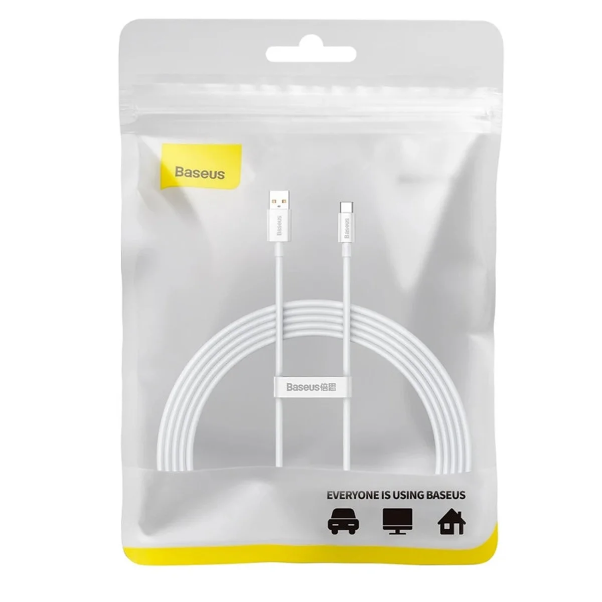 Дата кабель Baseus Superior Series Fast Charging USB to Type-C 100W (1m) (P10320102) Cluster Black