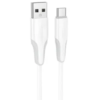 Дата кабель Borofone BX119 New USB to Type-C 3A (1m) White