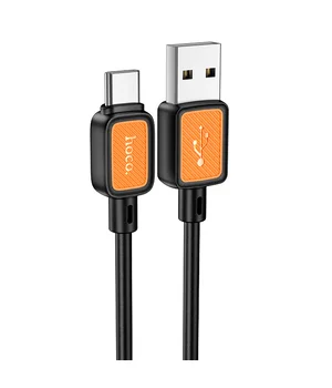 Дата кабель Hoco X108 Benefit USB to Type-C 3A (1m) Black