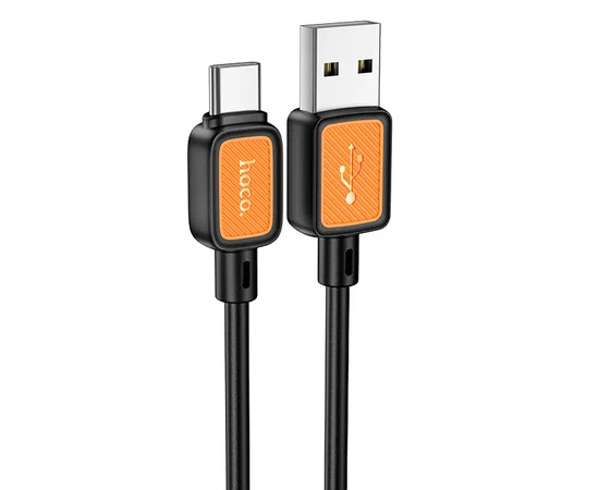 Дата кабель Hoco X108 Benefit USB to Type-C 3A (1m) Black