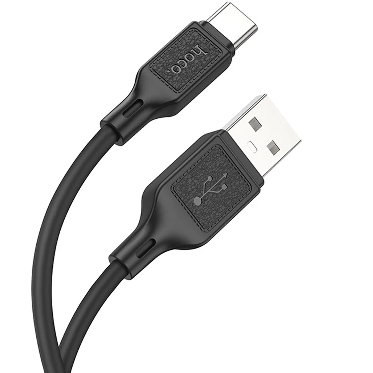 Дата кабель Hoco X90 Cool silicone USB to Type-C (1m) Black