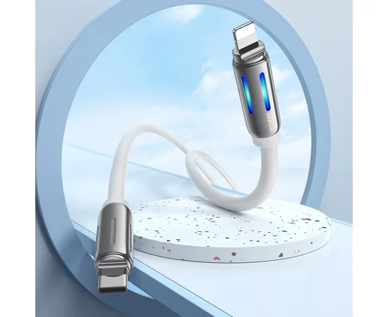 Дата кабель Hoco U136 Prize Type-C to Lightning 27W (1.2m) White