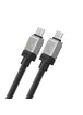Дата кабель Baseus CoolPlay Series Type-C to Type-C 100W (1m) (CAKW00020) Black