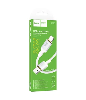 Дата кабель Hoco X128 Benefit USB to Type-C 36W (1m) White