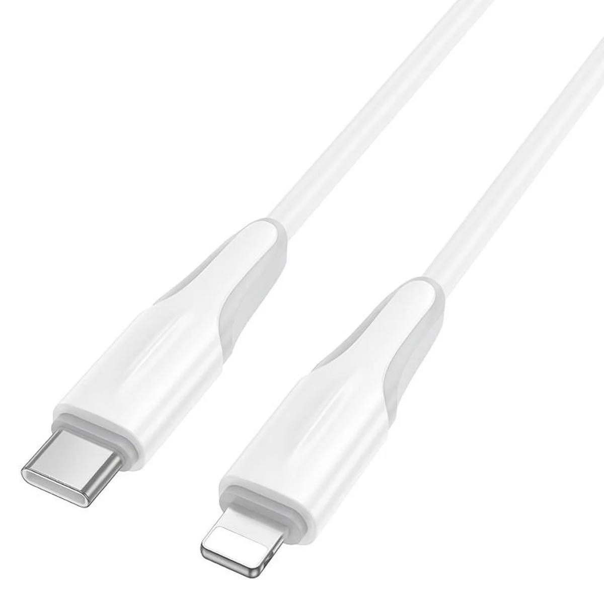 Дата кабель Borofone BX119 New Type-C to Type-C 60W (1m) White