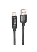 Дата кабель Hoco U126 Lantern 5A USB to Type-C (1.2m) Black
