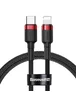 Дата кабель Baseus Cafule Type-C to Lightning PD 18W (1m) (CATLKLF) Red / Black