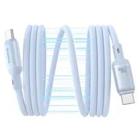 Дата кабель Baseus PicoGo Magnetic Liquid Silicone Type-C to Type-C 240W (1m) (P10376800) Galaxy Blue