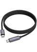 Дата кабель Hoco X112 Favor with display Type-C to Type-C 60W (1m) Black
