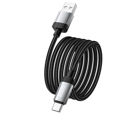 Дата кабель Hoco X117 Star USB to Type-C 3A (1m) Black