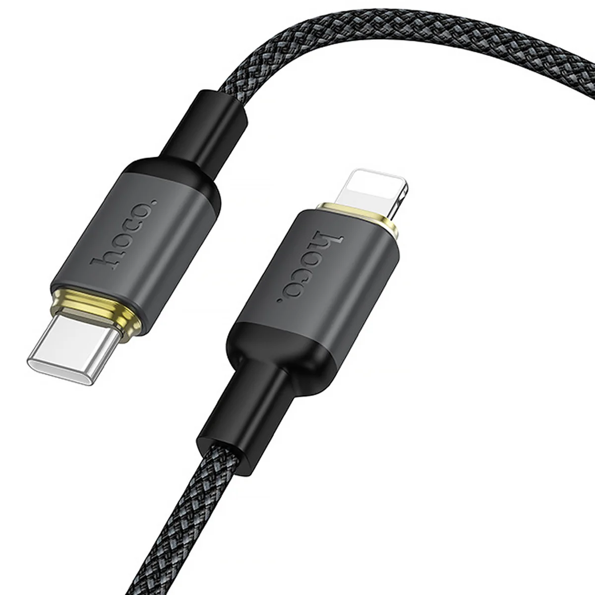 Дата кабель Hoco X128 Benefit Type-C to Lightning 30W (1m) Black
