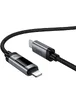 Дата кабель Hoco U148 Lord with display Type-C to Lightning 27W (1.2m) Black