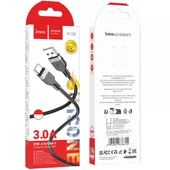 Дата кабель Hoco X109 Energy silicone USB to Type-C (3m) Black