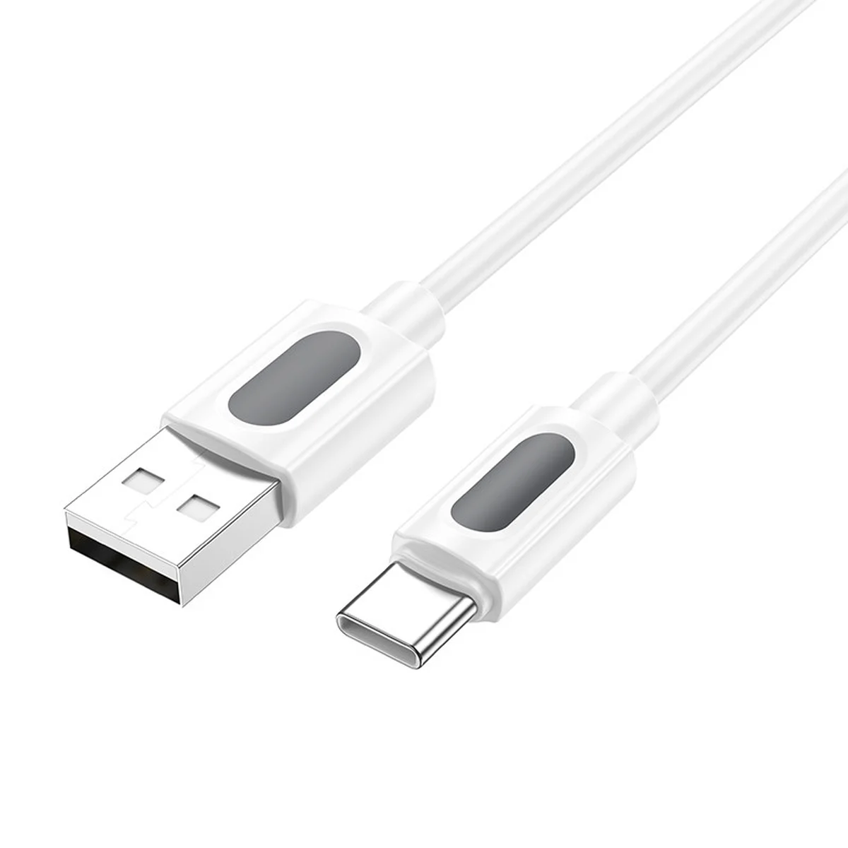 Дата кабель Borofone BX114 Structure USB to Type-C 3A (1m) White