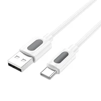 Дата кабель Borofone BX114 Structure USB to Type-C 3A (1m) White