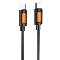 Дата кабель Borofone BX114 Structure Type-C to Type-C 60W (1m) Black