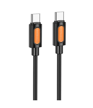 Дата кабель Borofone BX114 Structure Type-C to Type-C 60W (1m) Black