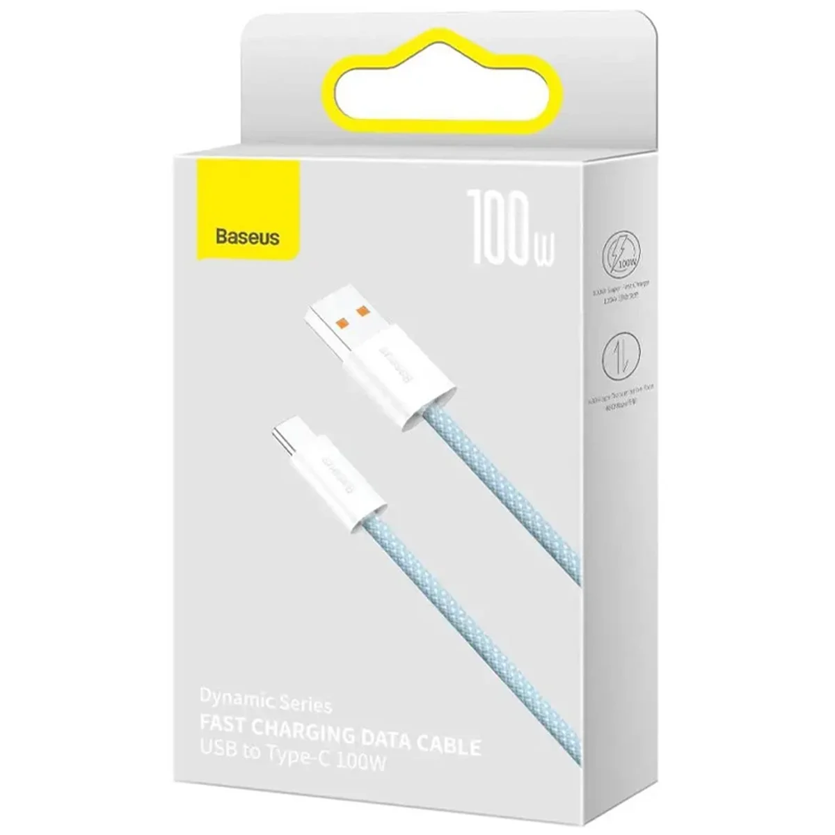 Дата кабель Baseus Dynamic Series USB to Type-C 100W (1m) (CALD000616) Blue
