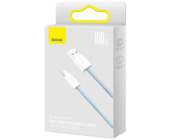 Дата кабель Baseus Dynamic Series USB to Type-C 100W (1m) (CALD000616) Blue