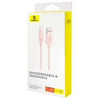Дата кабель Baseus Habitat Series Fast Charging USB Type-C 100W (1m) (P10360203421) Wheat Pink