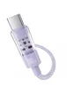 Дата кабель Baseus Gem Fast Charging Type-C to Type-C 100W (1m) (P10373000111) Nebula Purple