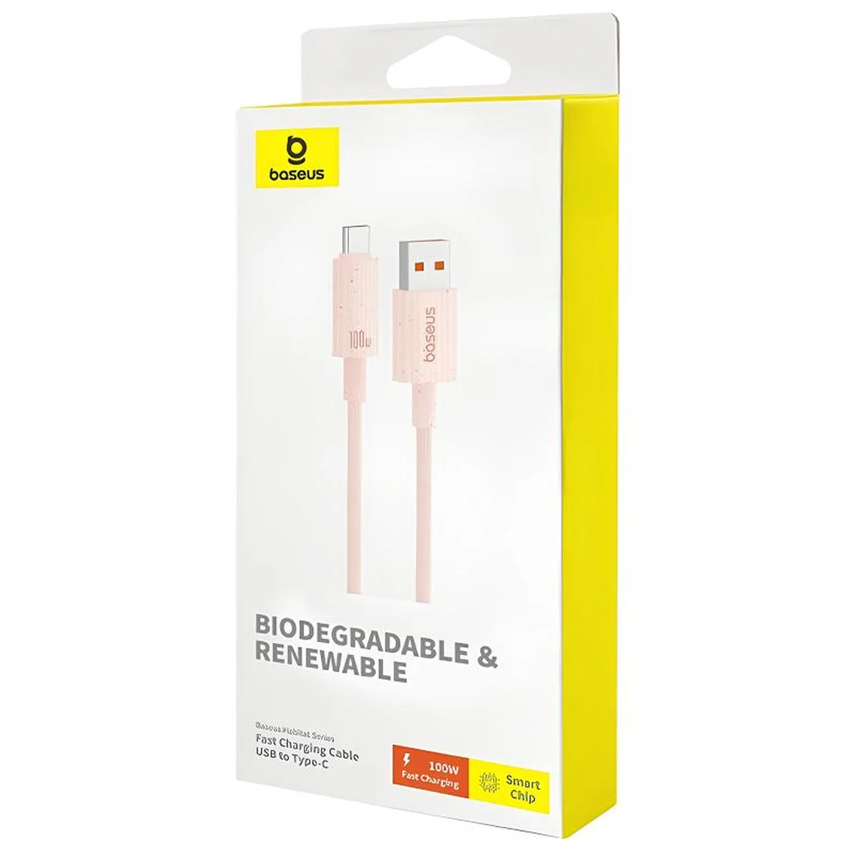 Дата кабель Baseus Habitat Series Fast Charging USB to Type-C 100W (2m) (P1036020) Wheat Pink