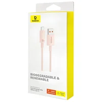 Дата кабель Baseus Habitat Series Fast Charging USB to Type-C 100W (2m) (P1036020) Wheat Pink
