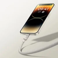 Дата кабель Baseus Titanium Alloy Fast Charging USB Type-C 100W (1m) (P10378102) Galaxy Titanium Gold