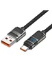Дата кабель Hoco U137 Line with display USB to Type-C 5A/66W (1.2m) Black